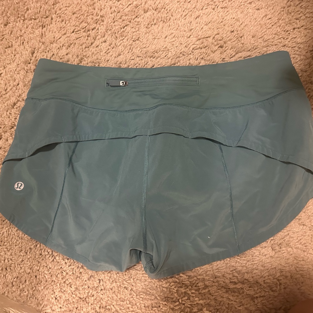 Lululemon run speed up low rise lined shorts